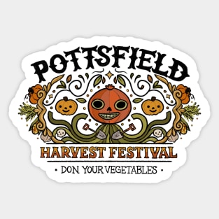 Pottsfield Harvest Festival Sticker